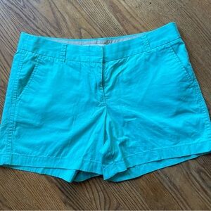 J. Crew Women's Cotton Shorts Size 10 Zip Front Side and back pockets